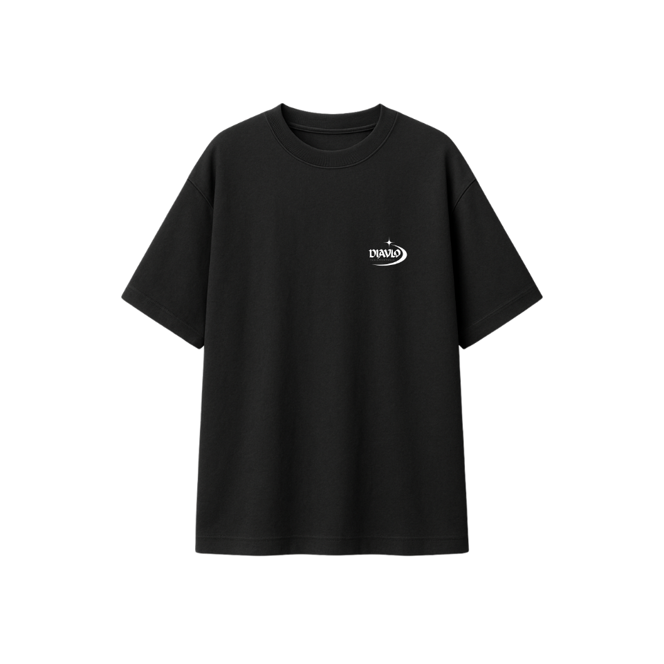 Poomsae playera oversize negra