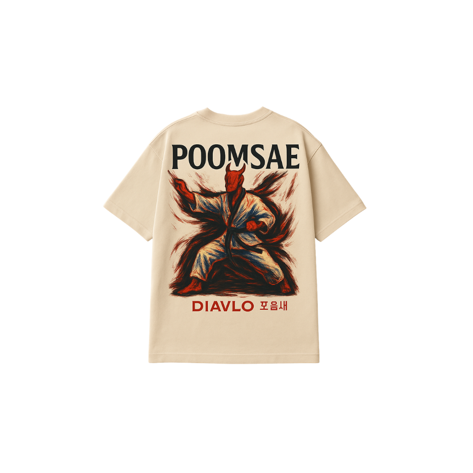Poomsae playera oversize