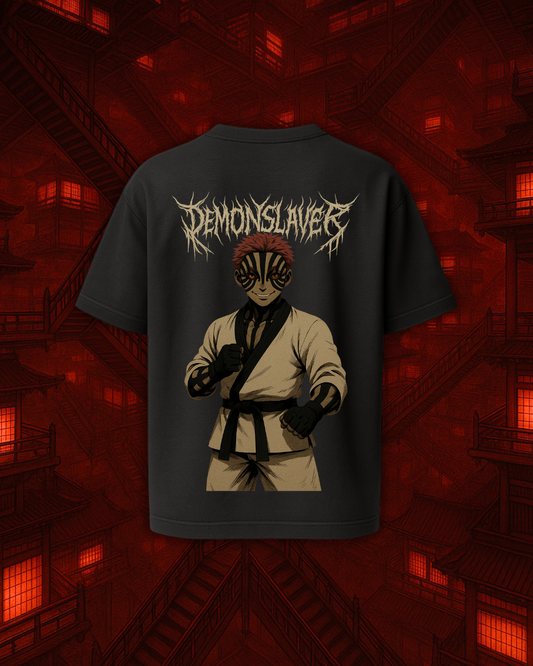 Camiseta Akaza Demon Slayer Taekwondo