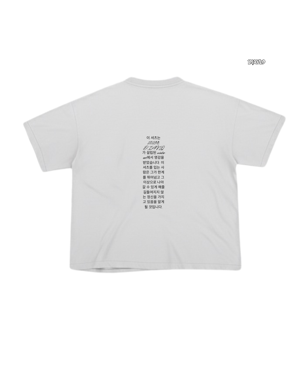 Camiseta Oversize Winter Arc Taekwondo