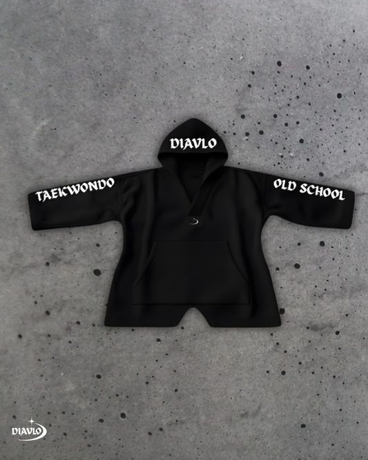 Hoodie dobok bordada FullBlack Diamond