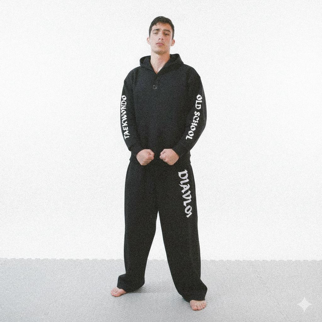 Hoodiedobok Sudadera Taekwondo Diavlo